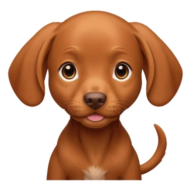 Cute lil vizsla puppy sticker