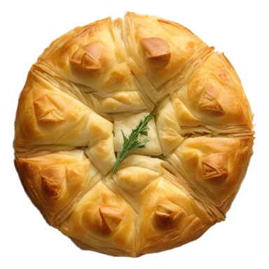 Whole circular banitsa sticker