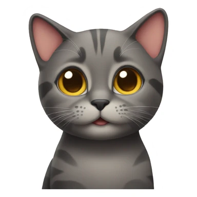 Cat saying I love you  sticker