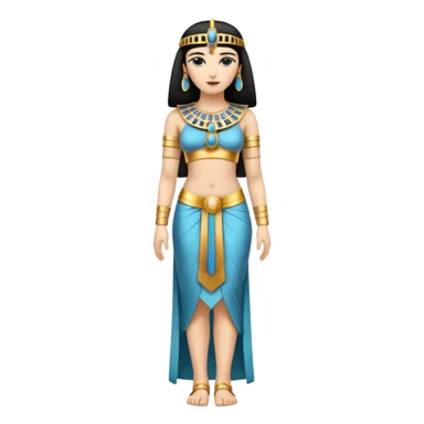 fullbody Cleopatra front view sticker