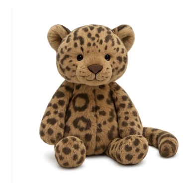 jellycat stuffed plush clouded leopard sticker