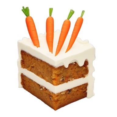 Carrot cake sticker