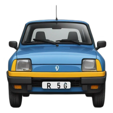 Renault r5 sticker