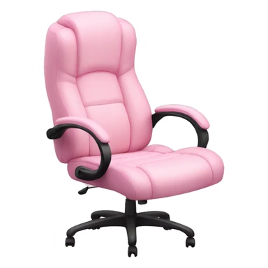 Pastel pink gaming chair sticker