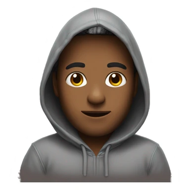 Me with a hoodie  sticker