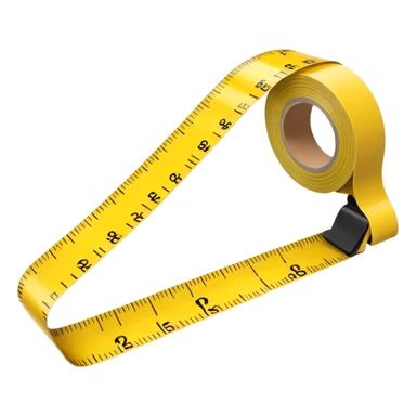 measurement tape  sticker