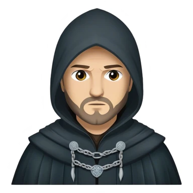 Lothar Frey from game of thrones, wear hooded sticker