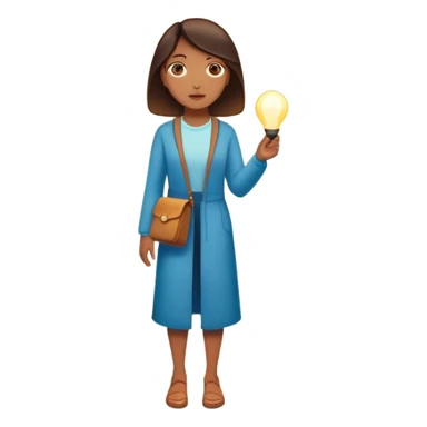  woman standing in front of a long road, looking forward with confidence—behind her, multiple closed doors symbolizing rejection, but one door ahead is glowing, representing the path forward. In her hand, she holds a small bright light, symbolizing her knowing—her guide. sticker