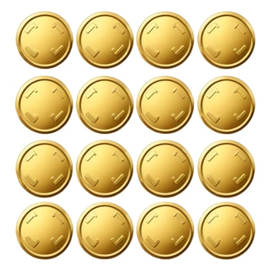 coins, chinese sticker