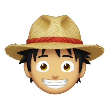 Luffy avec un chapeau stitch sticker