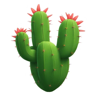heart that looks like a cactus sticker