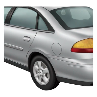 1999 mercury sable car silver sticker