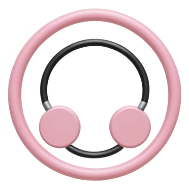 light pink pilates magic circle sticker