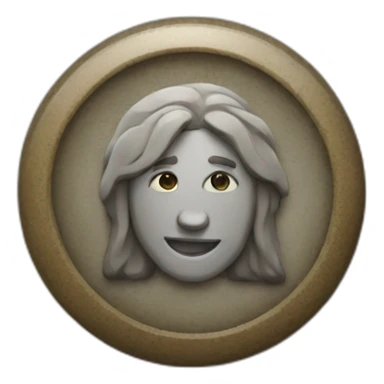 a button for Biblical visual art sticker