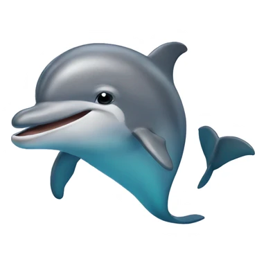 Dolphin Flying sticker