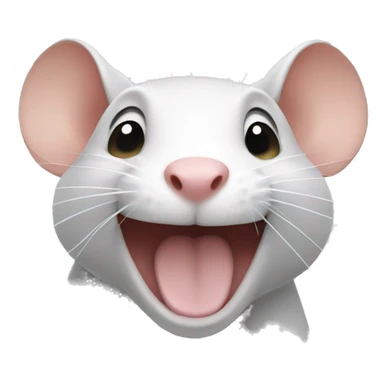 happy rat sticker