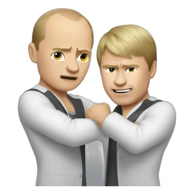 putin fight with justin biber sticker