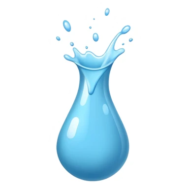 light blue splash of color sticker