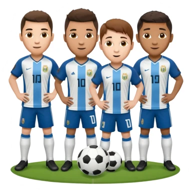 Ronaldo Messi Neymar sticker