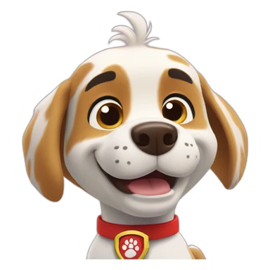 Paw patrol dog sticker