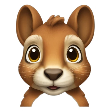 squirel sticker