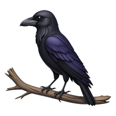 mystical raven sticker