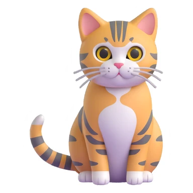 American Shorthair tabby cat sticker