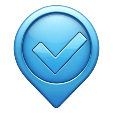 Centang biru verifikasi sticker