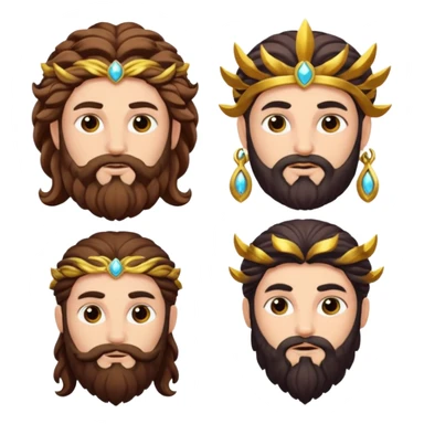 dionysus, zeus, and semele  sticker