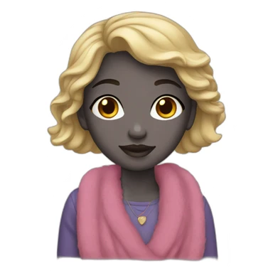 fille amoureuse sticker