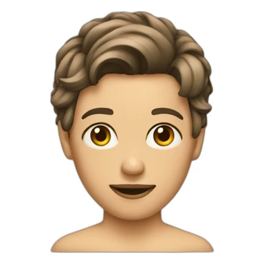 Homme dans femme sticker