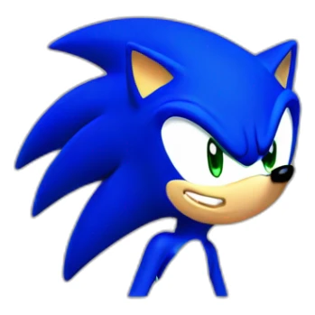 Sonic shadow knuckles ami chaos sticker