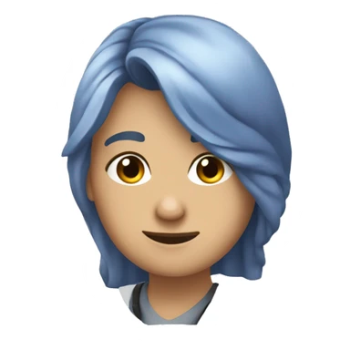 O inimă frântă albastră  sticker