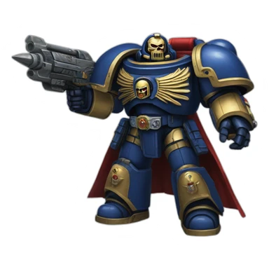 Warhammer 40k space marine sticker
