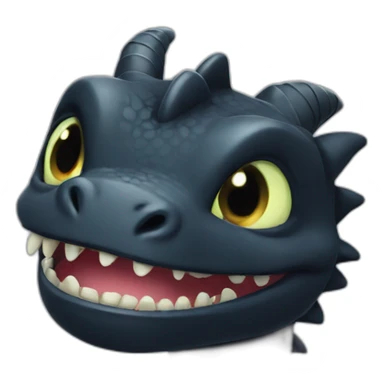 Toothless dragon sticker