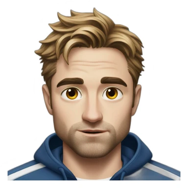 Robert Pattinson in a tracksuit  sticker