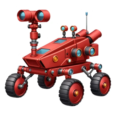 simplier Mars rover sticker