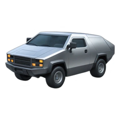 Cybertruck stainless sticker