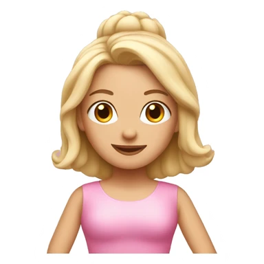 pink pilates princess sticker