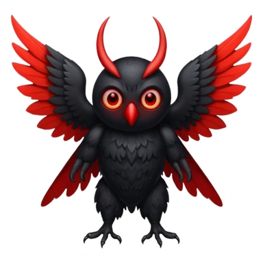 mothman sticker