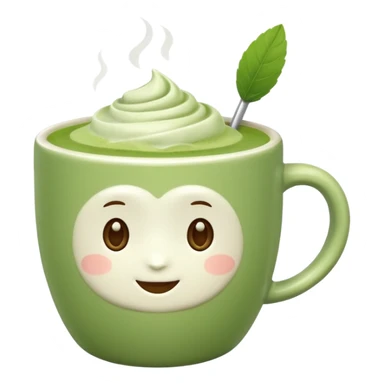 matcha late  sticker