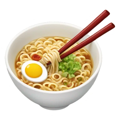 Japanese ramen and chopsticks  sticker