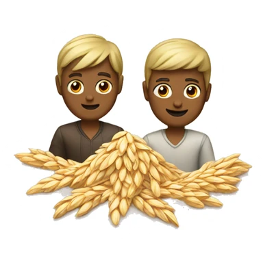 a couple of oats sticker