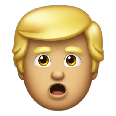 Trump qui mange sticker