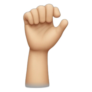 A thumb being squeezed sticker