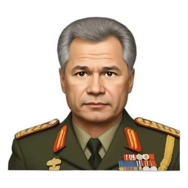 Sergei Shoigu shows more quietly sticker