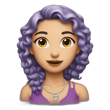 A coquette heart sticker