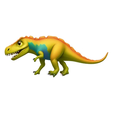 Dinosaur on surfboards  sticker