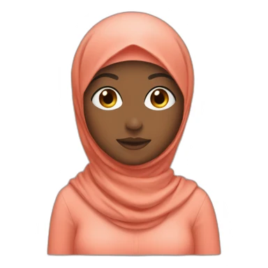 a-girl-with-hijab-play-coral-islad sticker