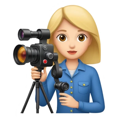 woman making film sticker